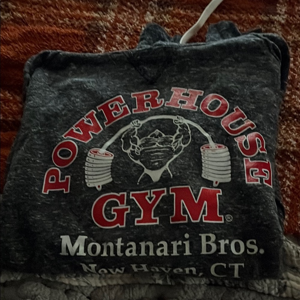 Power house grey hoodie